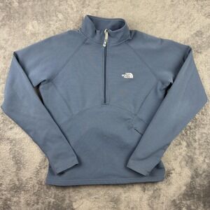 The North Face Pullover Womens Medium Blue Flight Series Quarter Zip Fleece